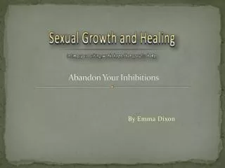 Get Services and Treatment for Sexual Growth & healing.