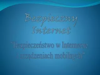 bezpieczny internet