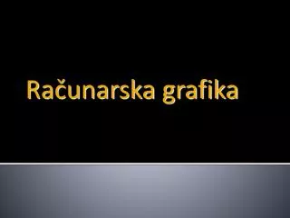 ra unarska grafika