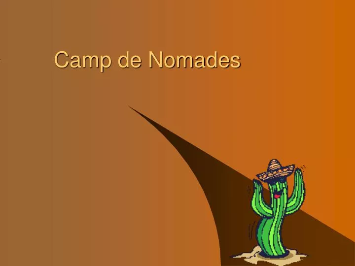 camp de nomades
