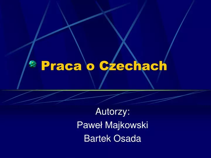 praca o czechach