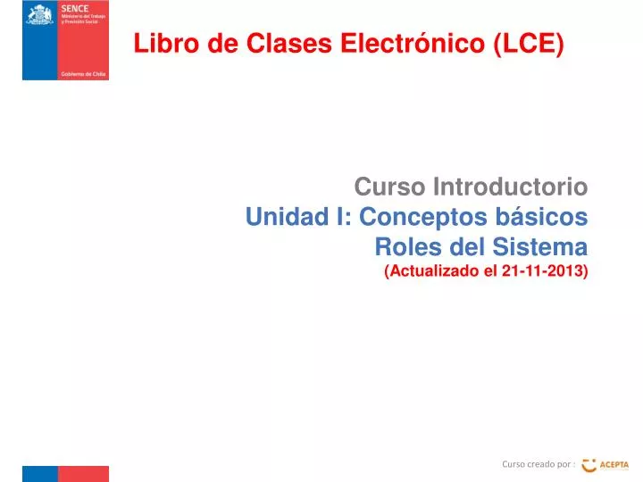 curso introductorio unidad i conceptos b sicos roles del sistema actualizado el 21 11 2013