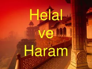 helal ve haram