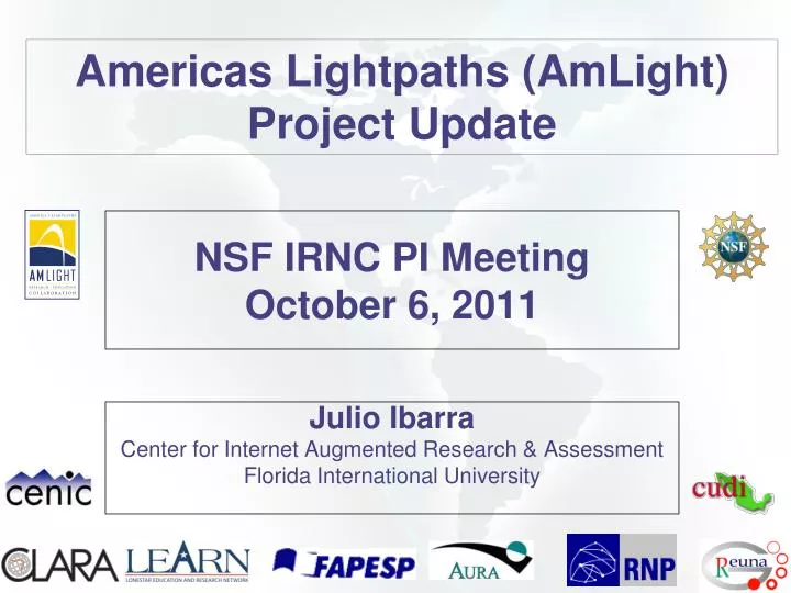 nsf irnc pi meeting october 6 2011