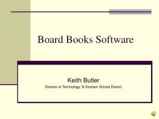 Board Books Software
