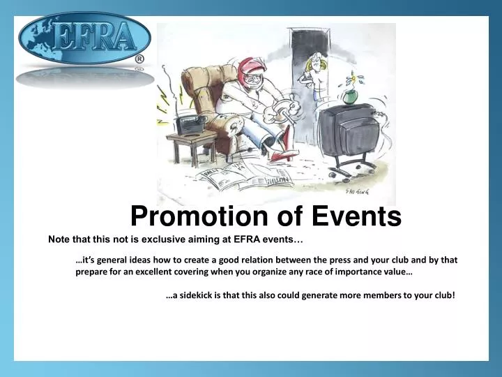 promotion of events