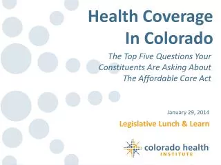 Legislative Lunch &amp; Learn