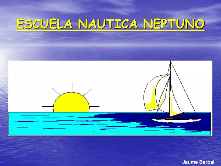 escuela nautica neptuno