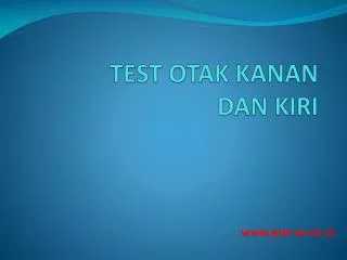 test otak kanan dan kiri