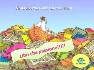 visita didattica alle librerie giunti