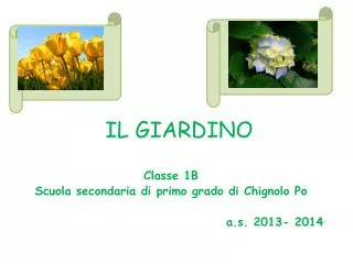 il giardino