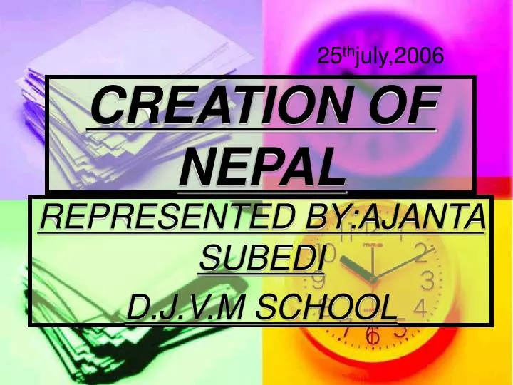 creation of nepal