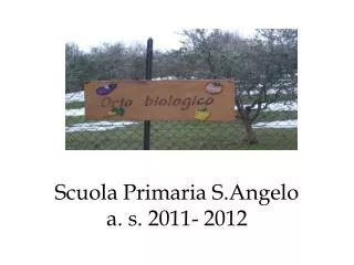 scuola primaria s angelo a s 2011 2012