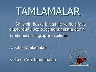 tamlamalar