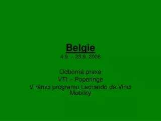 belgie 4 9 23 9 2006