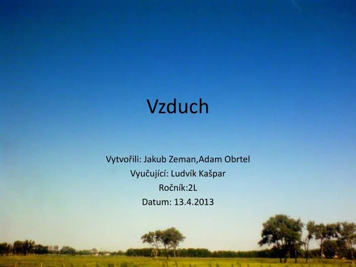 vzduch