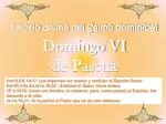 Lectio divina del Salmo dominical Domingo VI de Pascua - slide 1