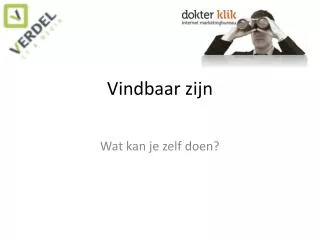 vindbaar zijn