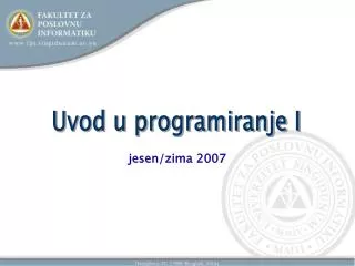 jesen zima 2007