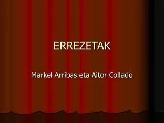 errezetak