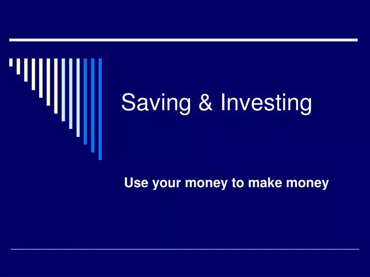 saving investing