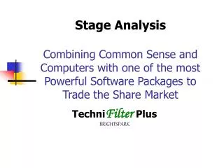 Techni Filter Plus BRIGHTSPARK