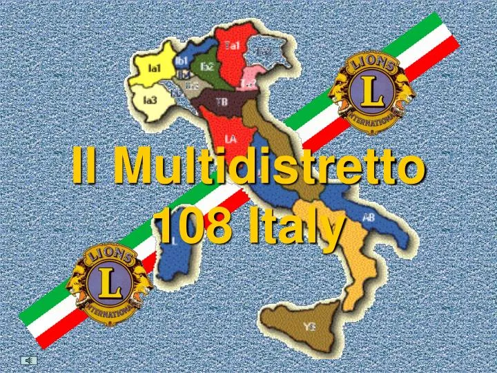 il multidistretto 108 italy