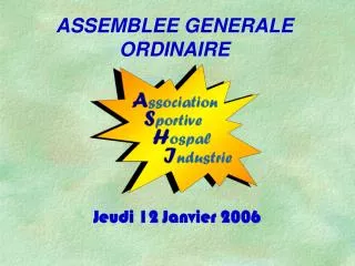 assemblee generale ordinaire