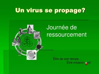un virus se propage