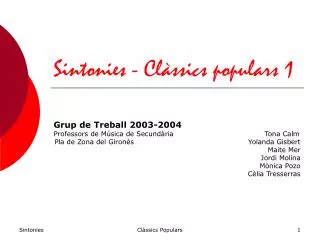 sintonies cl ssics populars 1