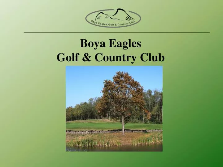 boya eagles golf country club