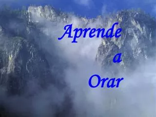 aprende a orar