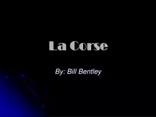 la corse