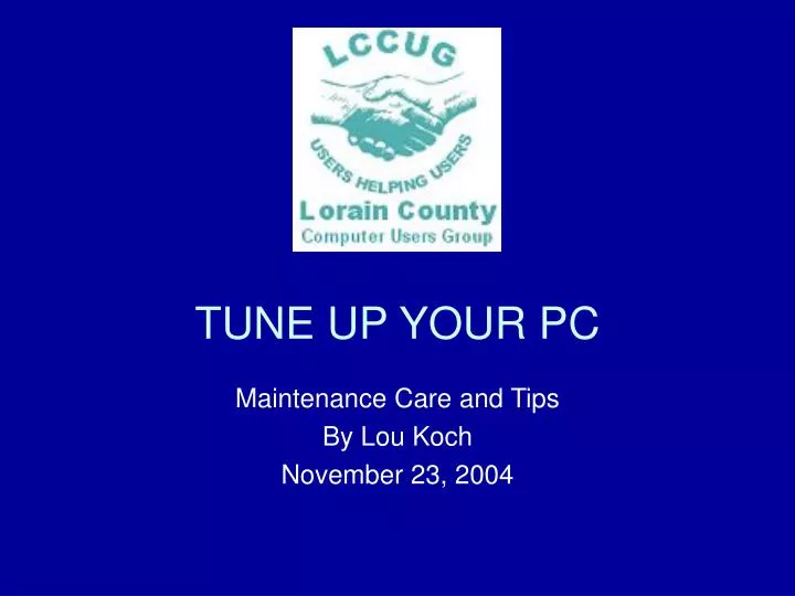 tune up your pc