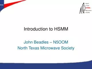 Introduction to HSMM
