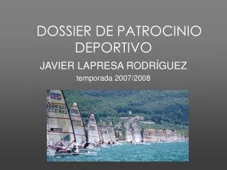 dossier de patrocinio deportivo
