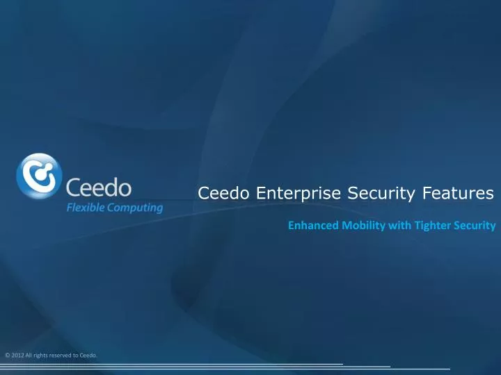 ceedo enterprise security features