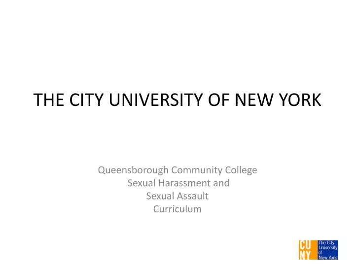 the city university of new york