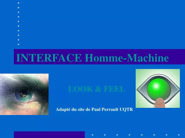 interface homme machine