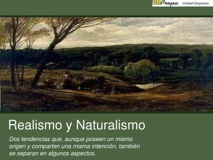 realismo y naturalismo