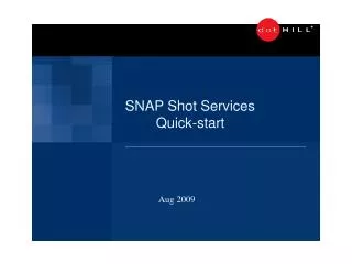 SNAP Shoot Services