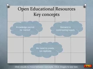 Open Educational Resources Key concepts