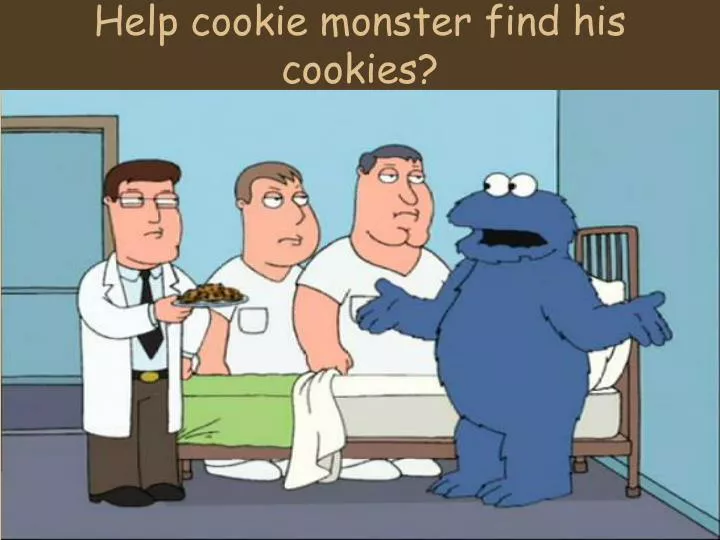 help cookie monster find his cookies