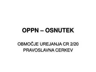 oppn osnutek