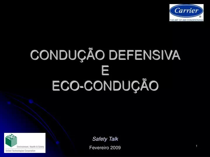 condu o defensiva e eco condu o