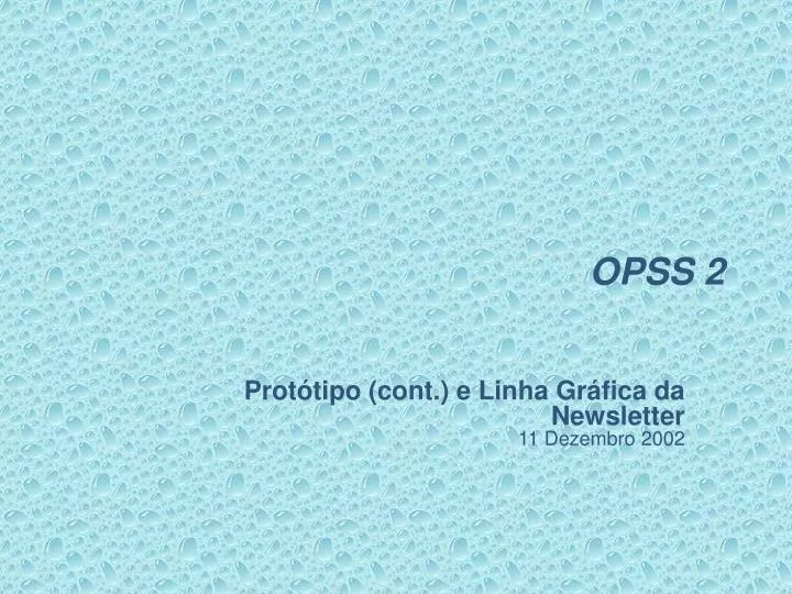 opss 2