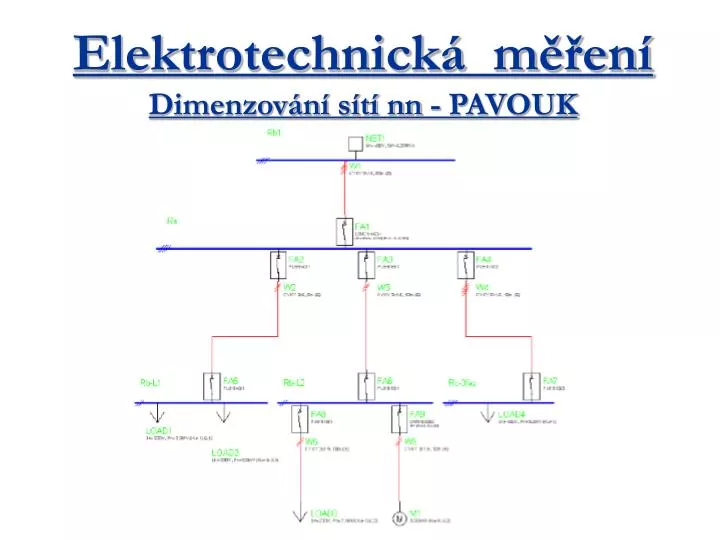 elektrotechnick m en dimenzov n s t nn pavouk