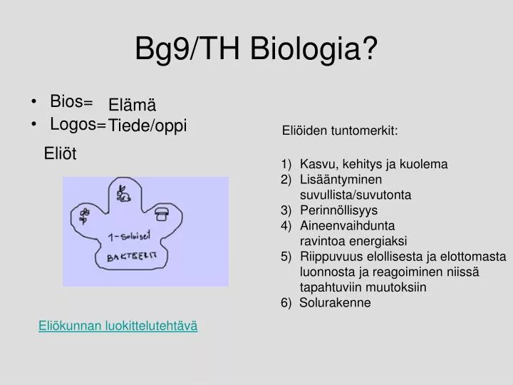 bg9 th biologia