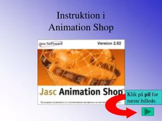 instruktion i animation shop