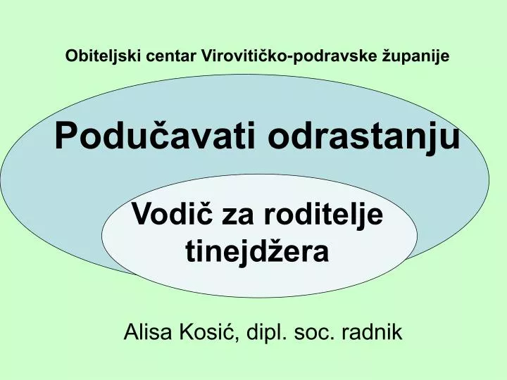 podu avati odrastanju vodi za roditelje tinejd era